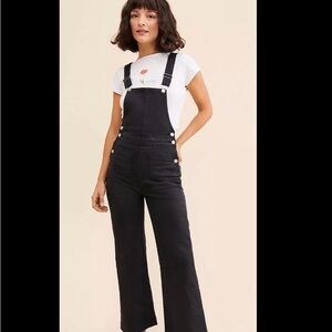 ROLLA'S Black Denim Overalls